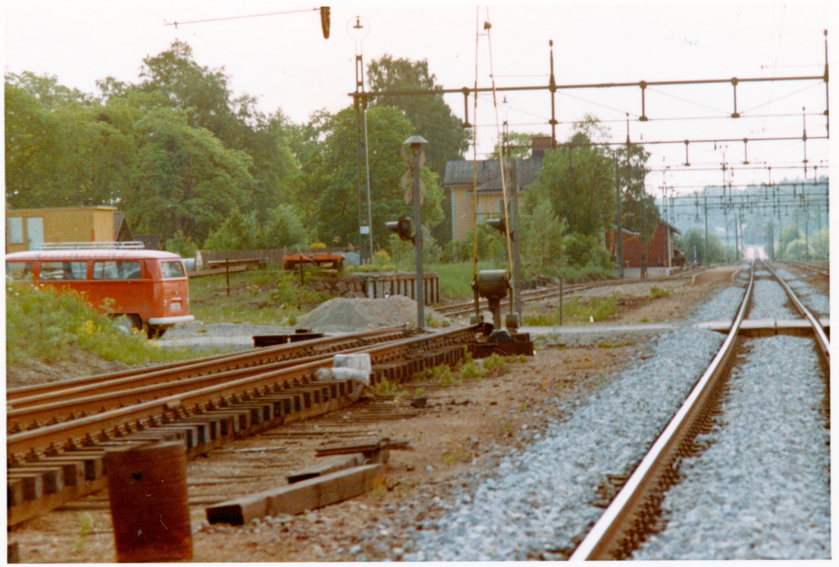 Hästbo station omkring år 1972.
