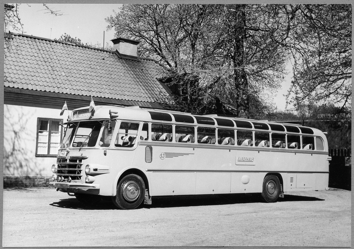 Scania-Vabis B63S. Europabuss. Statens Järnvägar, SJ 2284.