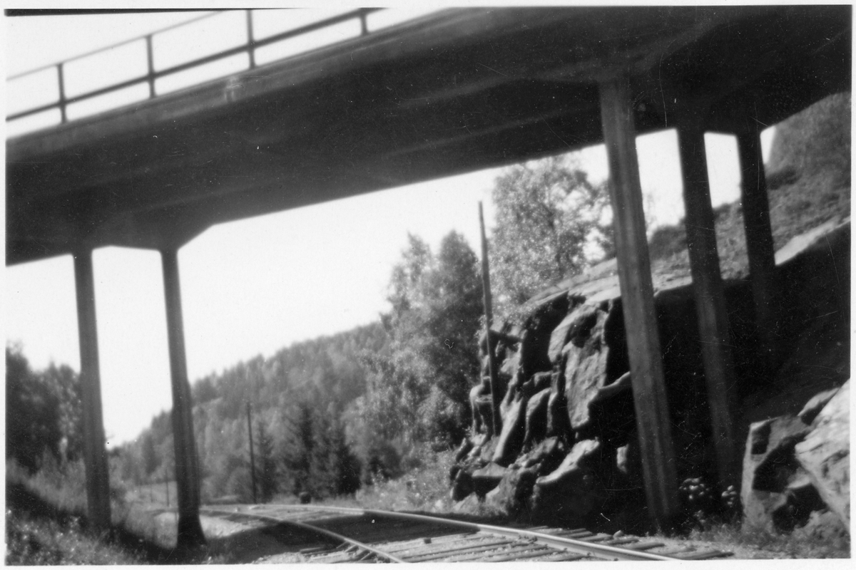 Bro på sträckan mellan Håbygård och Gläborg.
