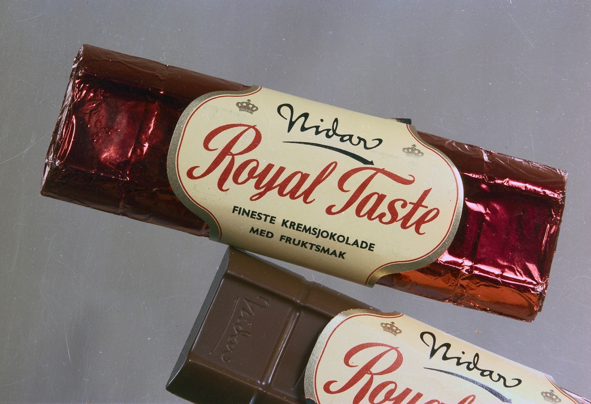 Royal Taste sjokolade fra Nidar Chokoladefabrik A/S