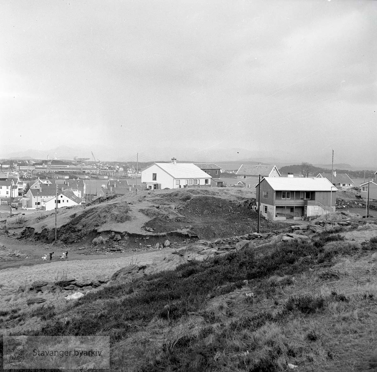 Hus i Kapt Mejlænders gate - Stavanger byarkiv / DigitaltMuseum