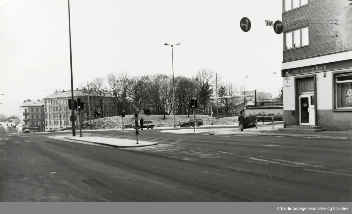 Galgeberg. Strømsveien. Januar 1993