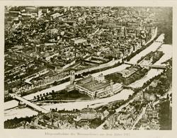 Fliegeraufnahme des Museumsbaues aus dem Jahre 1917