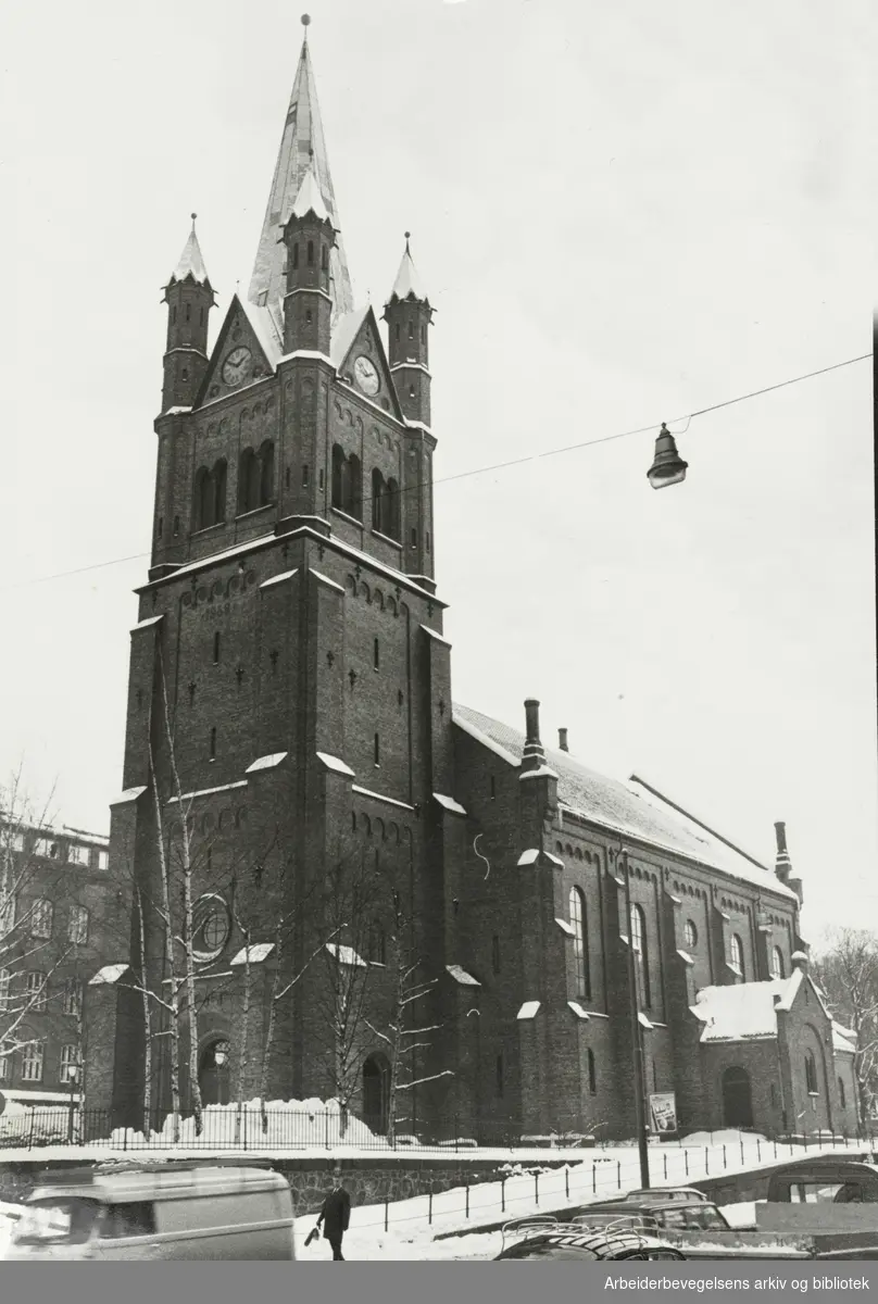 Grønland kirke. 30. januar 1969