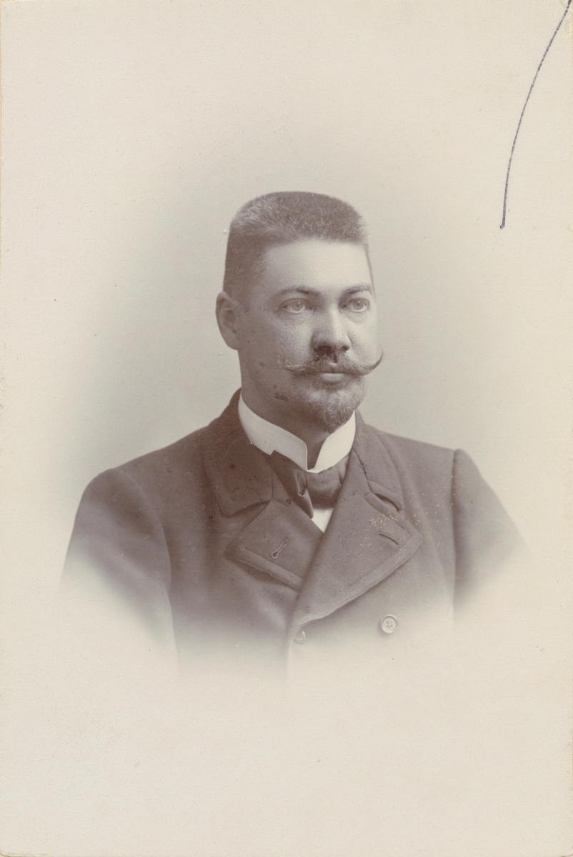 Porträtt av okänd man, omkring 1905.
