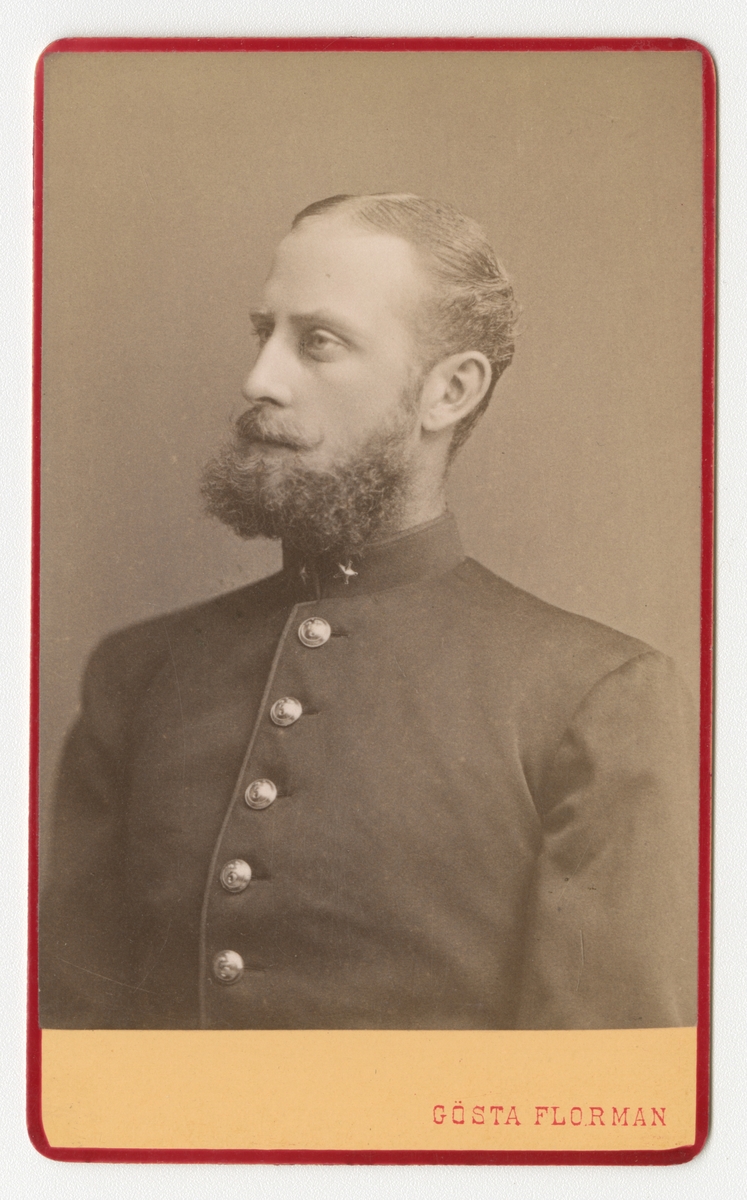 Porträtt av J. H. Björnseth, sekundlöjtnant vid Norska jägarkåren.