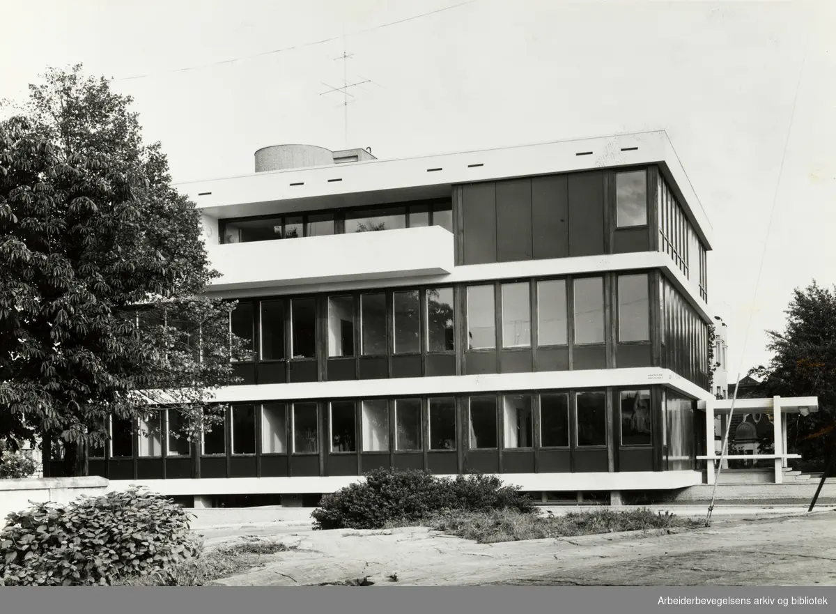 Norges ambassade, Hornintie - Hornsvägen i Helsingfors, oktober 1964.