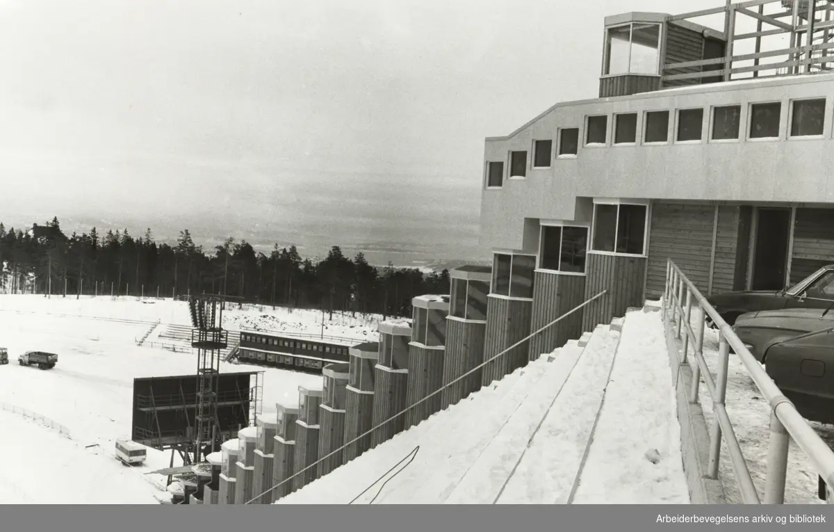 Holmenkollbakken. Februar 1981