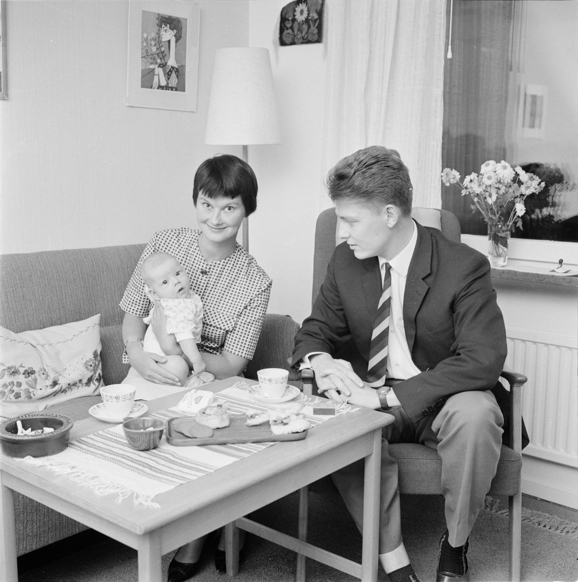 Studentliv - familj, Uppsala 1961