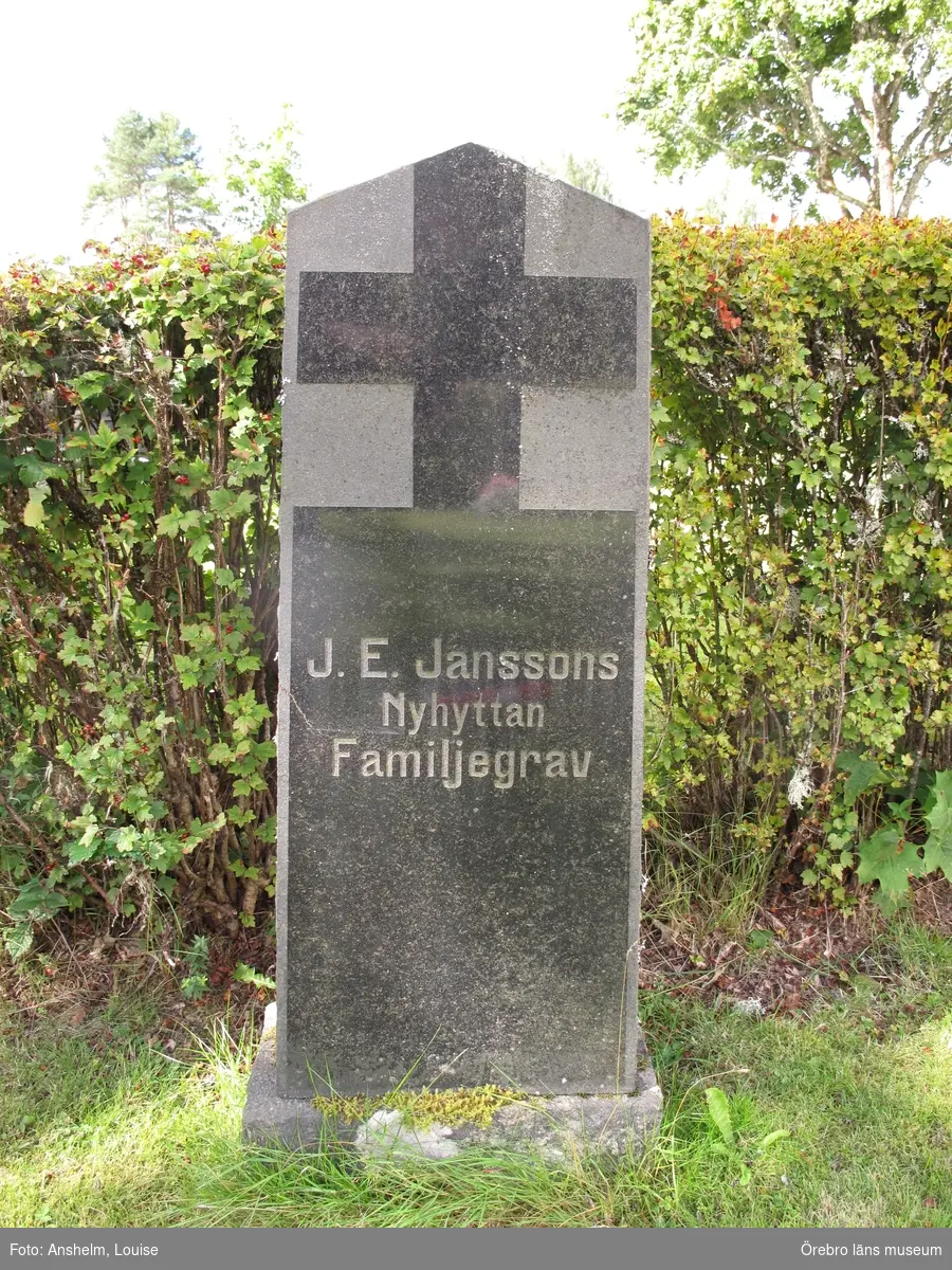 Järnboås kyrkogård Inventering av kulturhistoriskt värdefulla gravvårdar 2016, Kvarter 2.