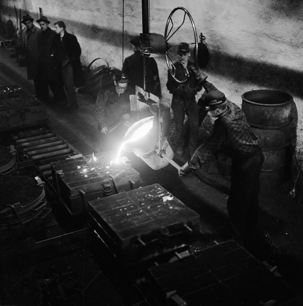 Industrireportage i Upplänningen - Tierps Järnbruk, november 1961