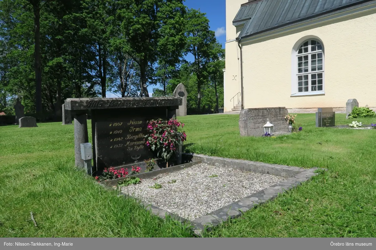 Axberg kyrkogård Inventering av kulturhistoriskt värdefulla gravvårdar 2015, Kvarter D.