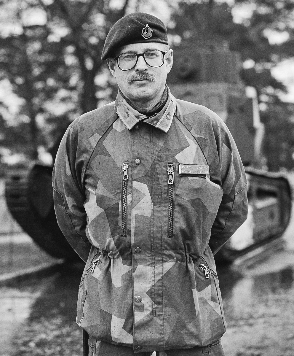2. beredskapsplutonen 1991
Plutonchefen löjtnant Kjell Öqvist.