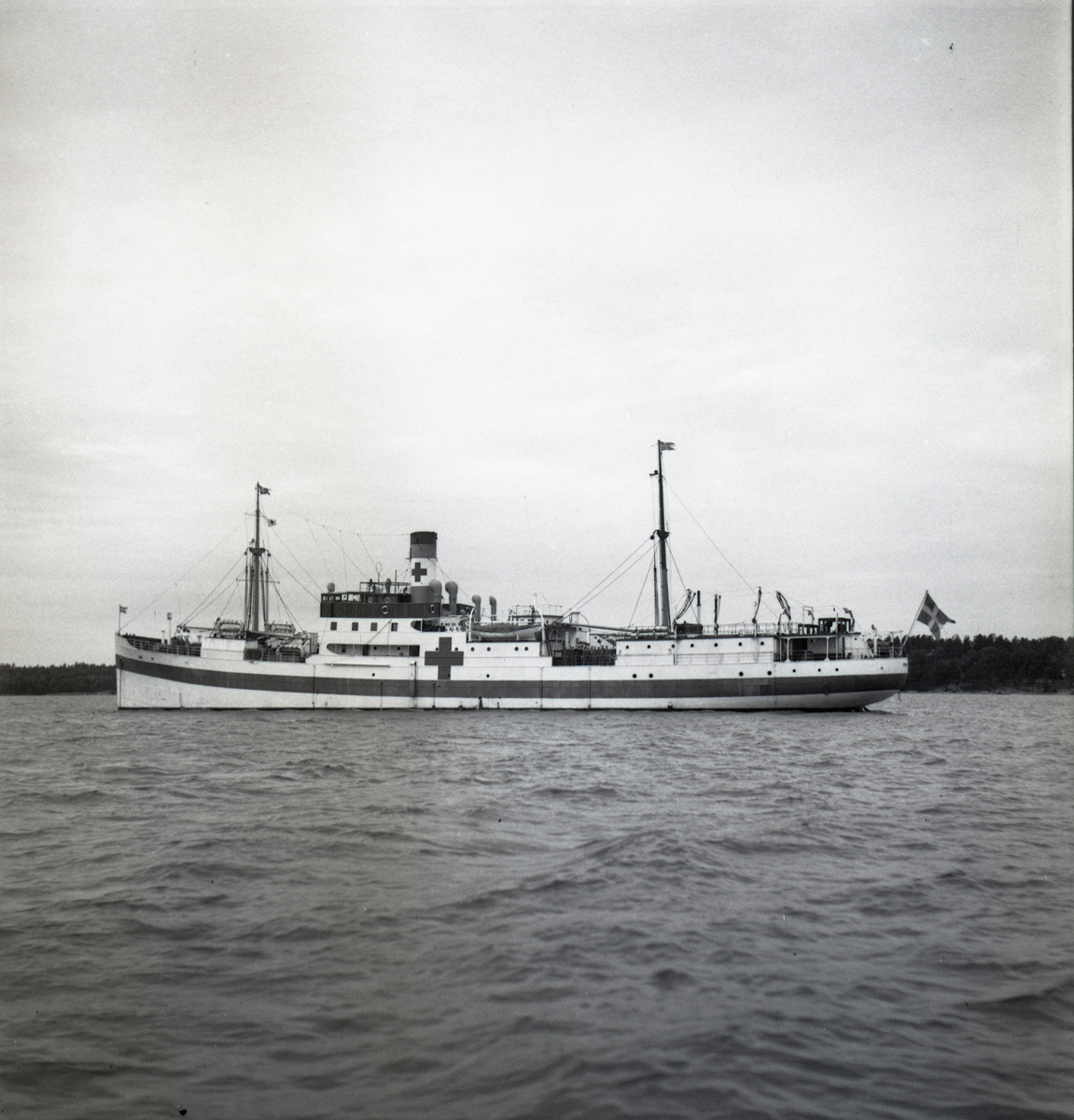 Lasarettsfartyget Prins Carl i Kustflottan, aug. 1944.
