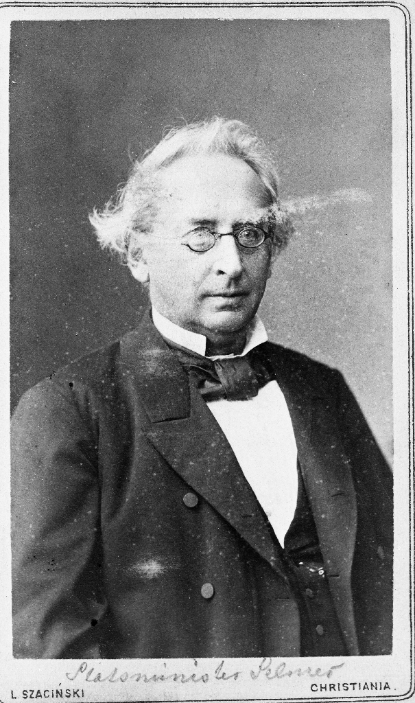 Statsminister Christian (August) Selmer (1816 - 1889). Han var statsminister 1880 - 1884.
