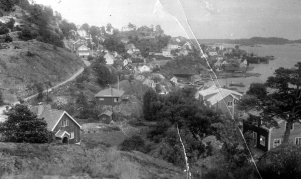 Arnesens Bakke, Området Tallakshavn. Ca. 1940-50