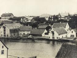 Smedasundet sett mot øst, ca. 1890.