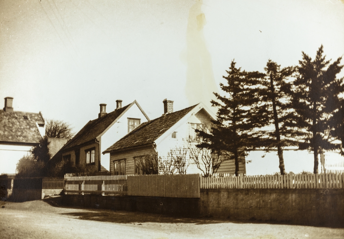 Parti fra Grønhaug, Flotmyrgata sett mot nord, 1938.