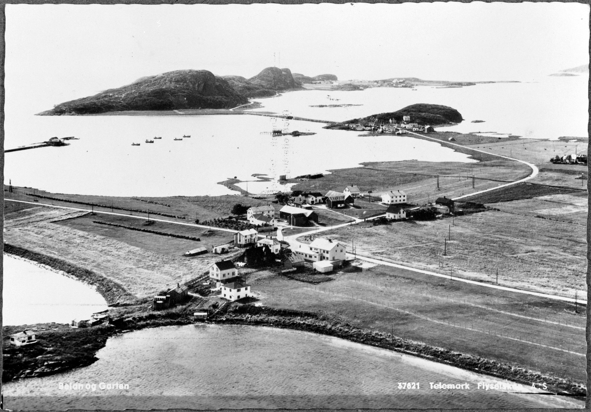 Postkort over Beian og Garten, Ørlandet