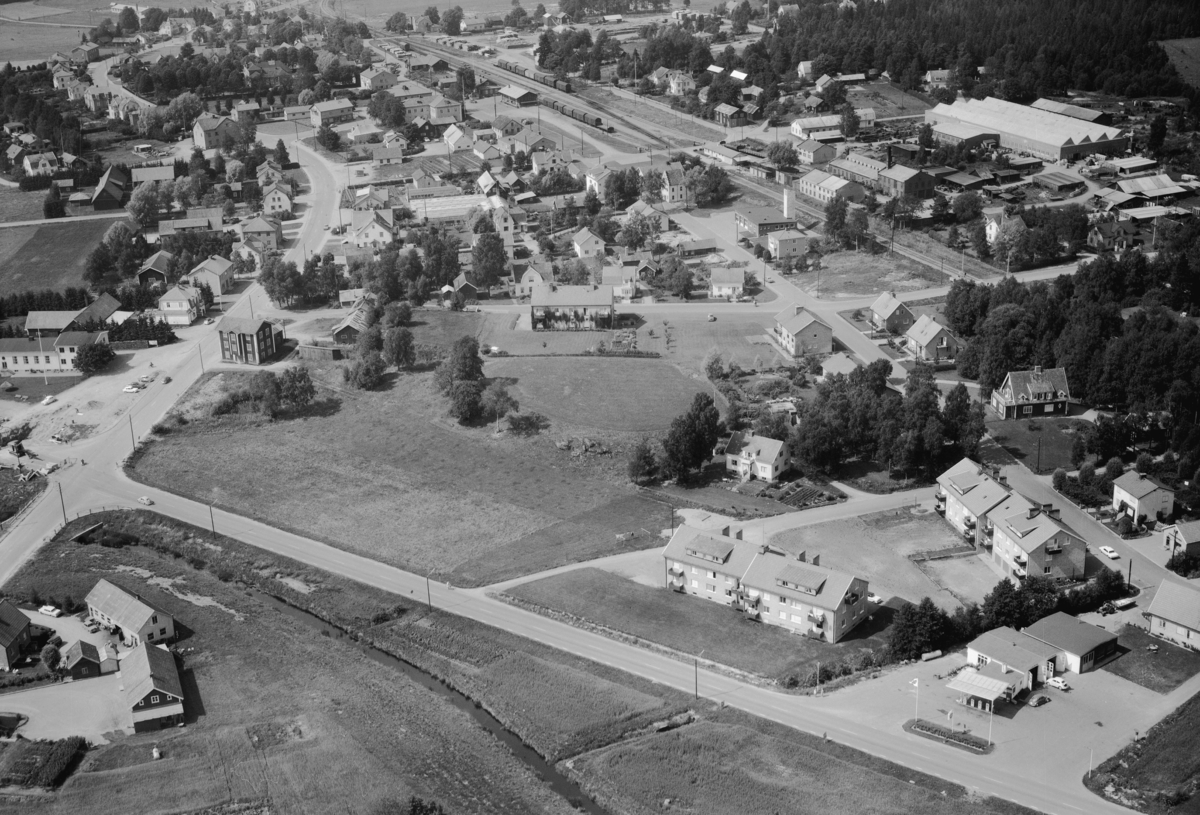 Flygfoto över Reftele i Gislaveds kommun, Jönköpings län. 1137/1963
