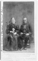 Ekteparet Anne Forberg (f. Ramstad 1818-1908) og Sylfest For
