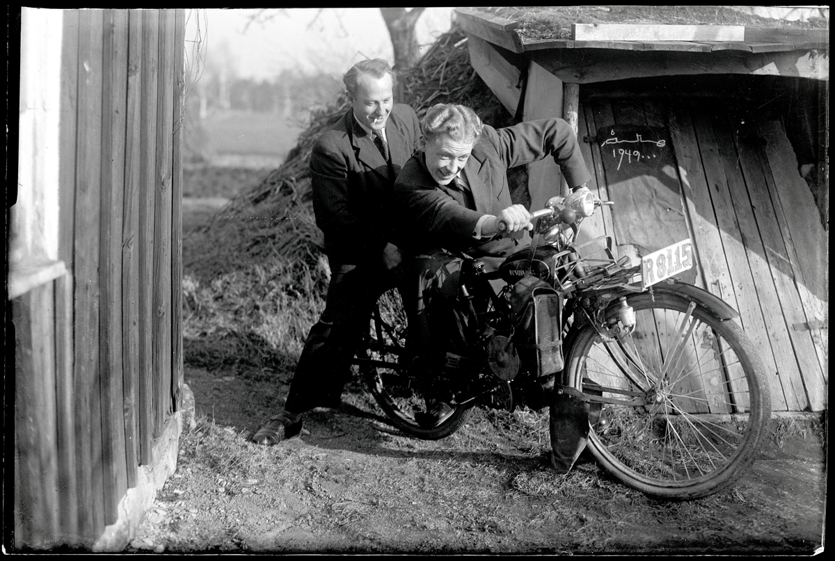 Män på motorcykel i Hagen