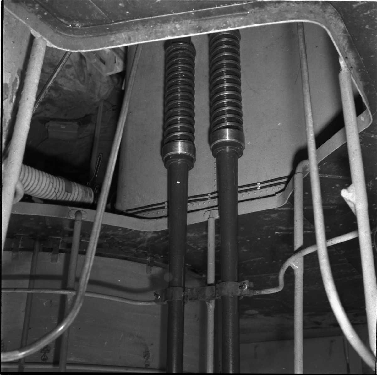 Karlskrona Jagaren Karlskrona, ammunitionsupphängning Marinmuseum