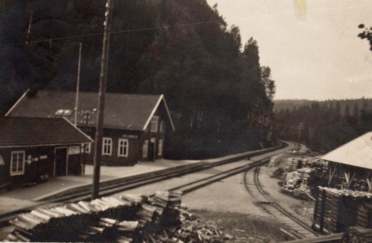 Oklungen stasjon på Vestfoldbanen.