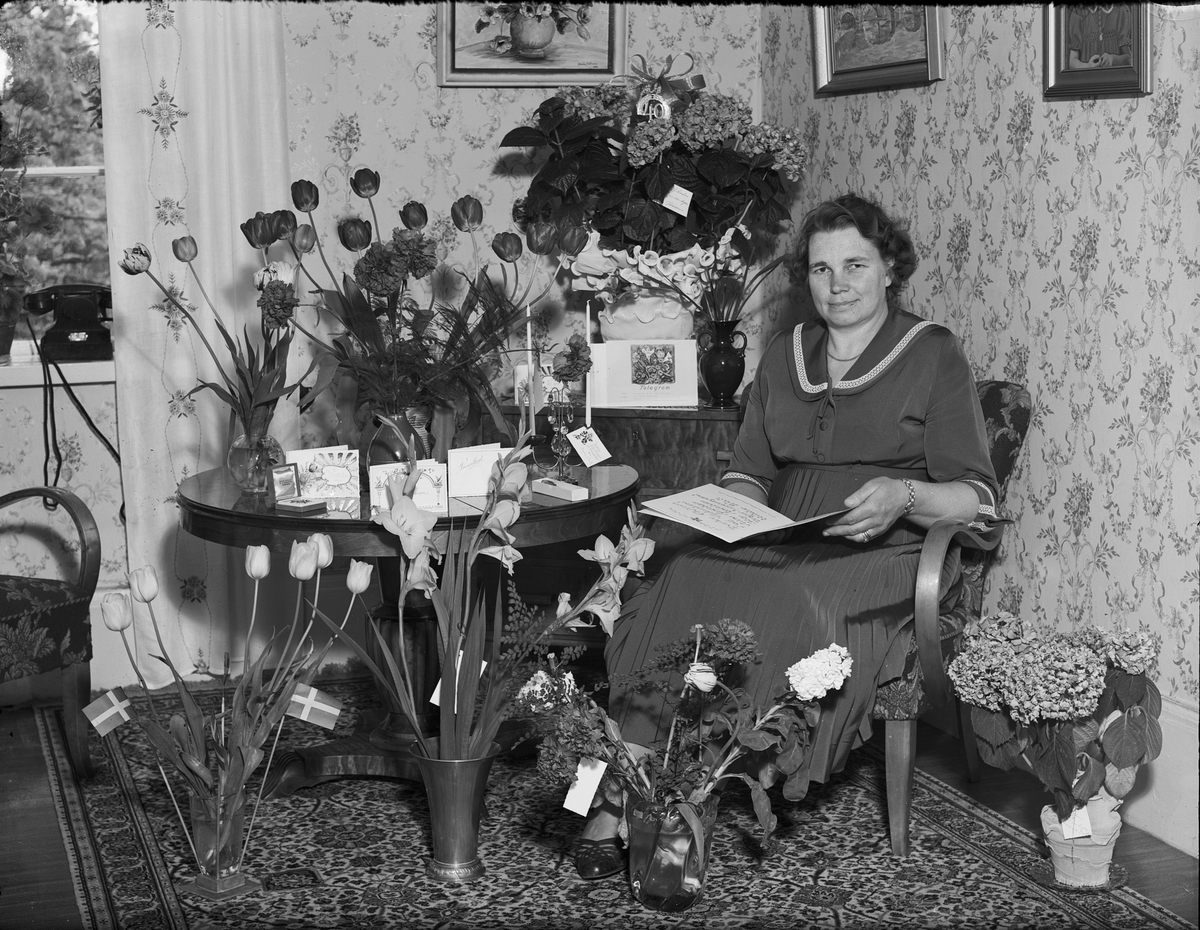 Gunhild Pettersson i hemmet, Däcksta, Uppland