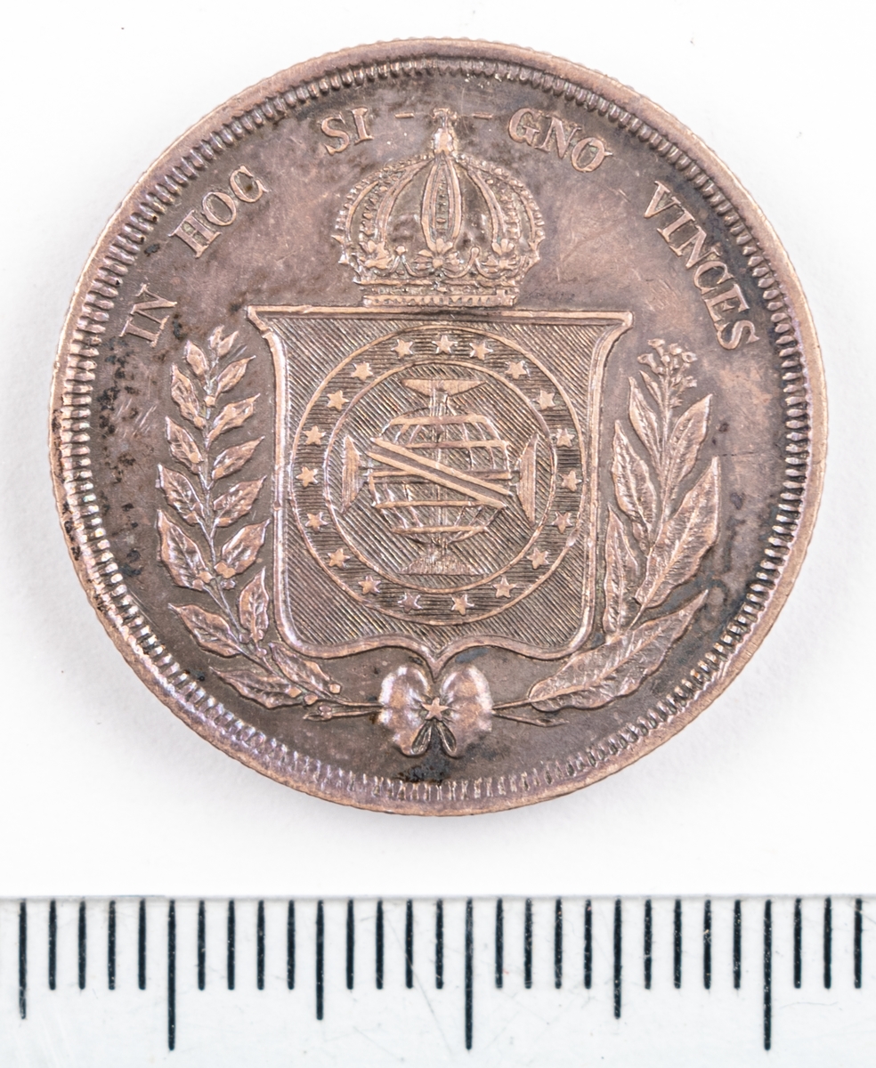 Mynt, Brasilien, 1863, 500 Reis