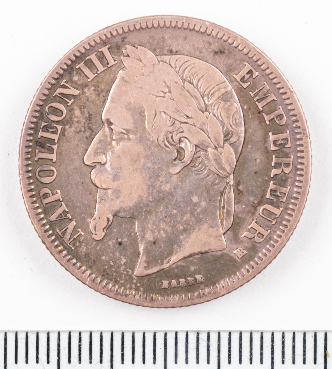 Mynt Frankrike 1866 2 Franc.