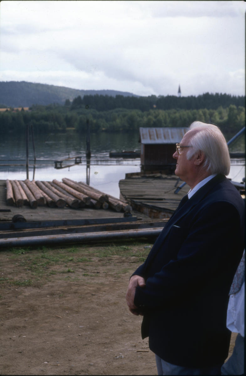En stolt Harry Kvebæk (1925-2012) på åpningsdagen. Foto: Per Emil Berg (Foto/Photo)