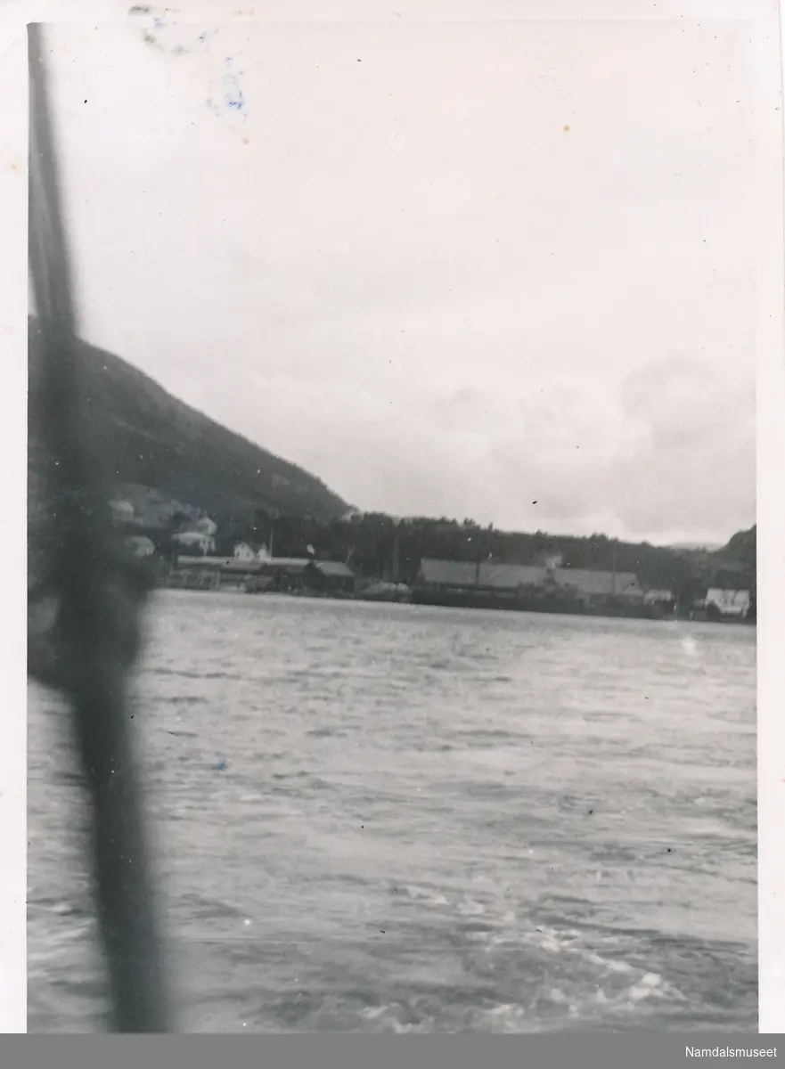 Namsenfjorden. Bilde tatt av tysk soldat