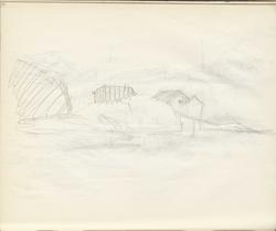 Studie av bebyggelse [Skisse]