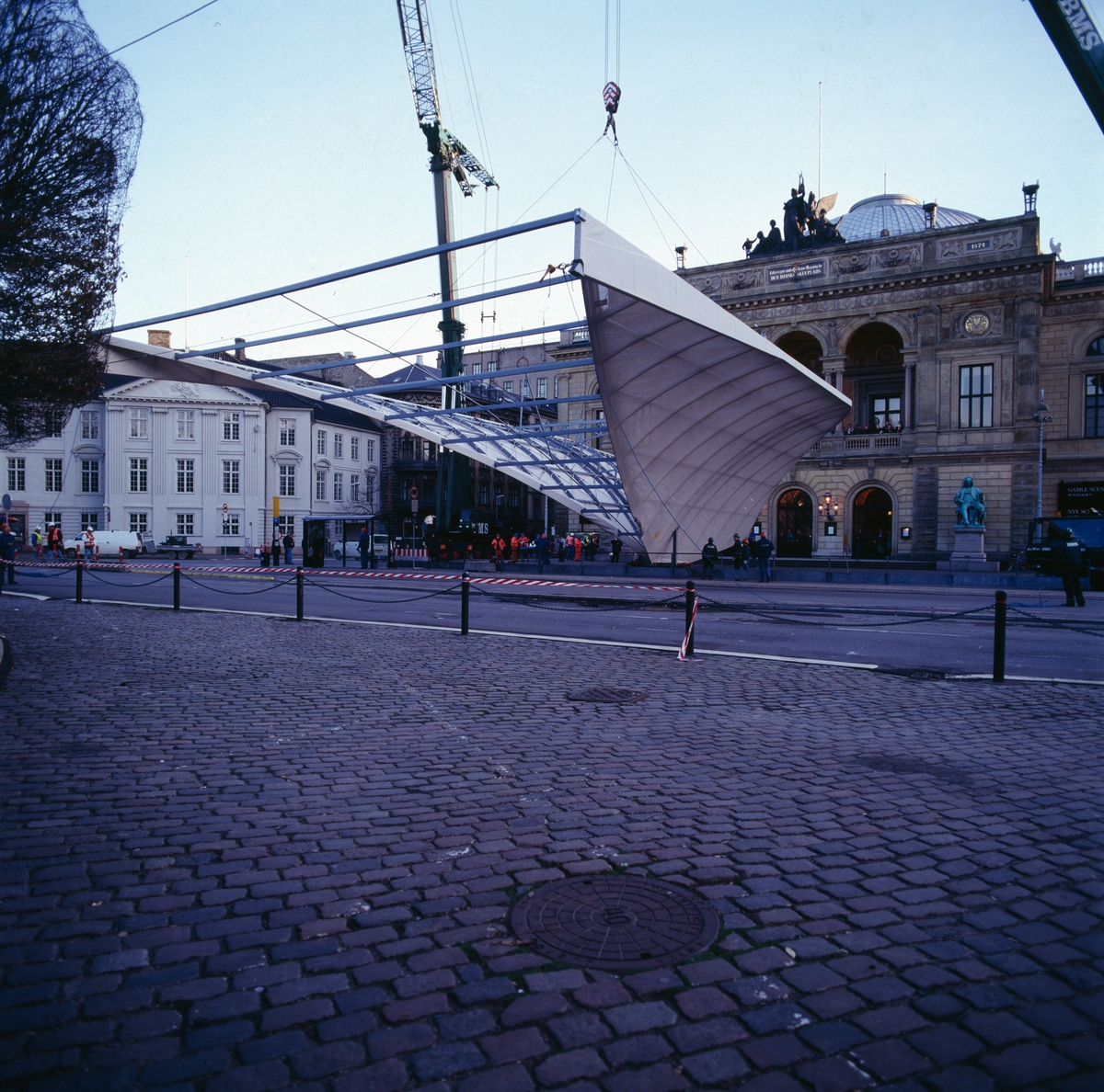 Utkast til utvidelse av Det Kongelige Teater i København [Fotografi]