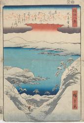 Snølandskap i skumring i Hira [Grafikk]