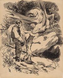 "Ja, dette blir en åstedssak dette, min kjære drage," sa rev