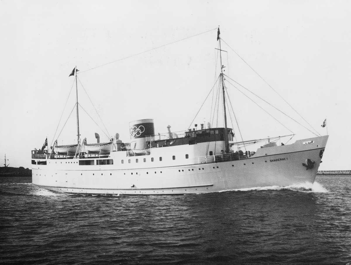 transport båt, eksteriør, M.s Skagerak I, Kristiansand-Hirtshals