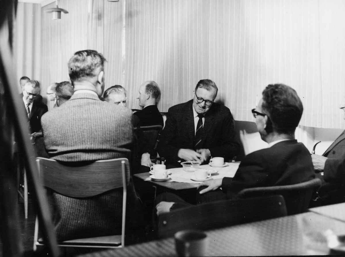 postskolen, Skiphelle, administrasjonskurs, 1962, menn, interiør