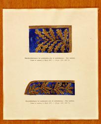 postmuseet, kunst, akvareller, uniformer, utkast, A. Bloch, 