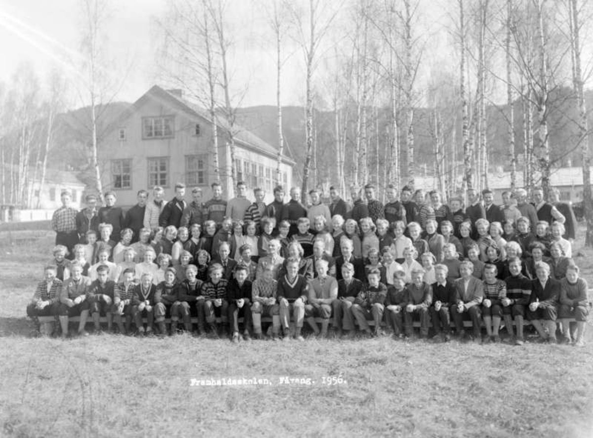 Fåvang framhaldsskole 1956