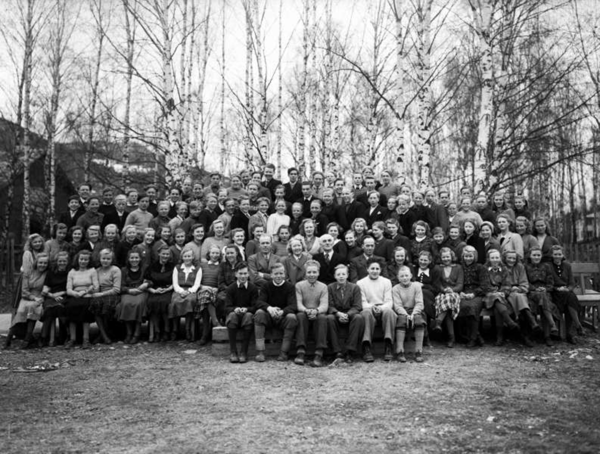 Fåvang. Framhaldsskolen. 1949 - 1950. 