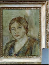 Maleri, kvinne, portrett