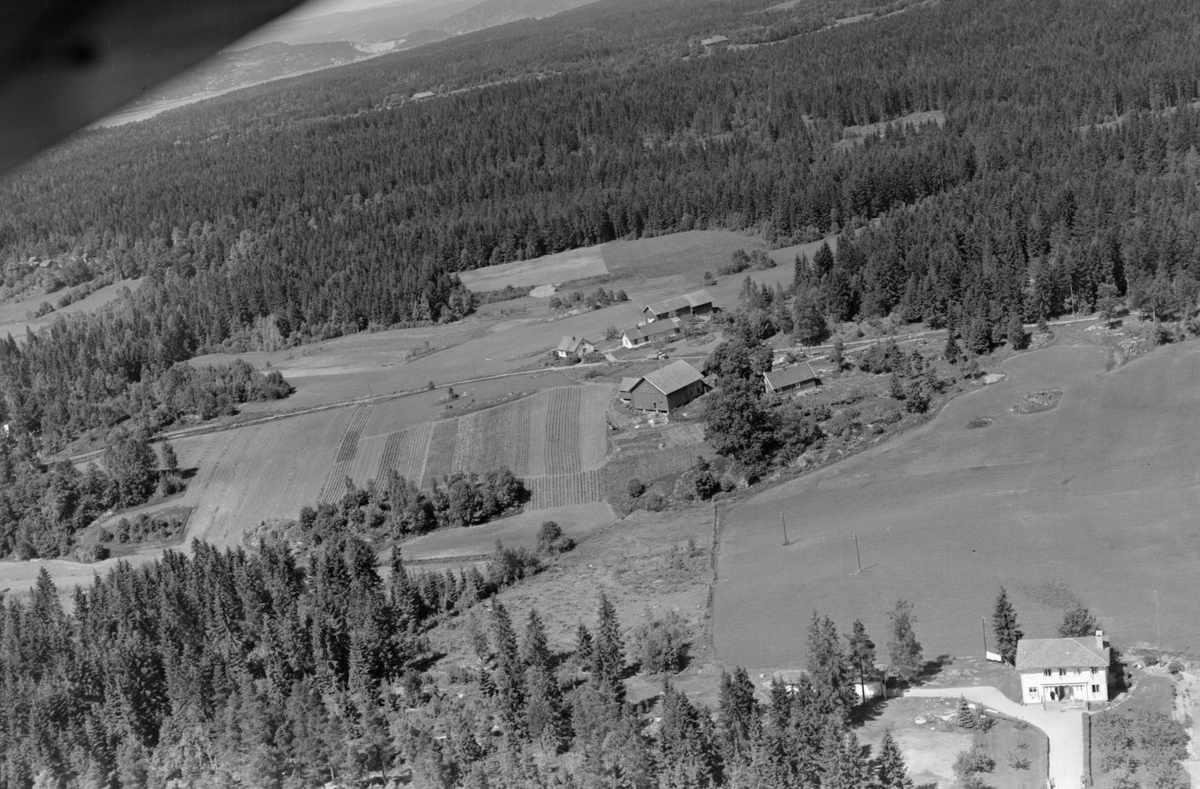 ØSTRE OG VESTRE JOHNSRUD GÅRD. VILLA MORA I FORGRUNNEN. - Museene i ...