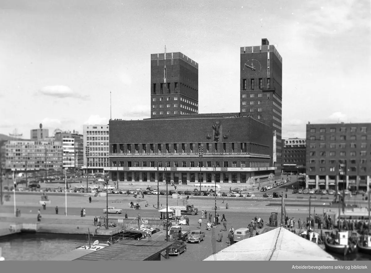 Rådhuset i Oslo,.1956