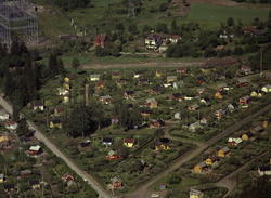 Sogn kolonihage (Flyfoto)