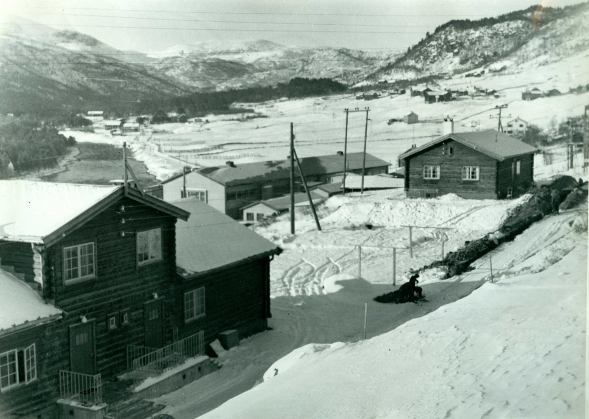 Oslo Lysverker. Ruud kraftstasjon (Hol 1) vinteren 1948-49.