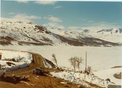 Oslo Lysverker. Kraftutbygginga. Ombygging dam Strandavatn 1