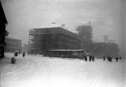 Elverheim under bygging.