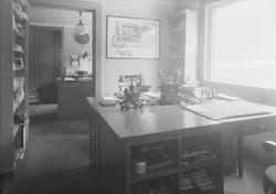 Kontoret hos Eik & Hausken A/S maskinforretning